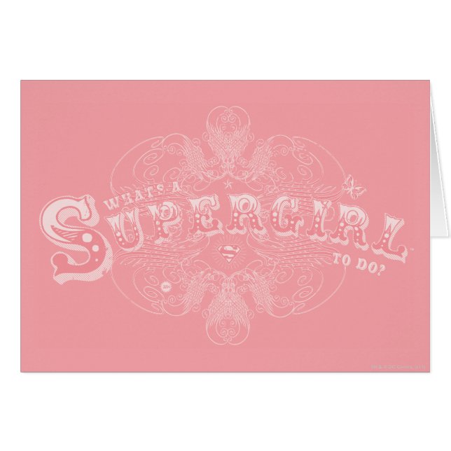 Qu'est-ce qu'une super fille à faire rose (Devant horizontal)