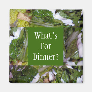 Qu'est pour le dîner ? Aimant