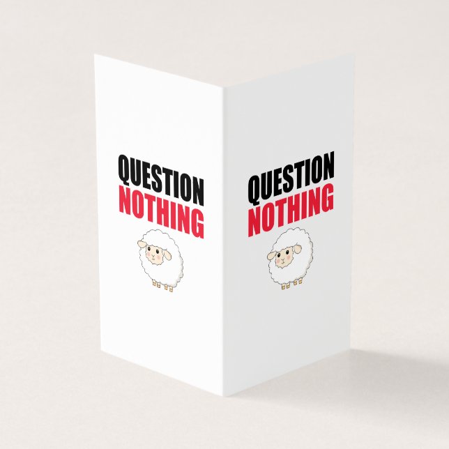 Question Aucun mouton (Outside)