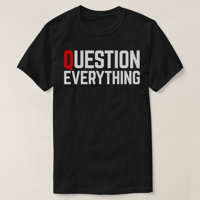 Question Tout Classique TShirt (Design devant)