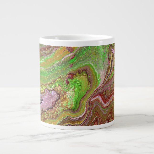 Questions 1 Wild Green Maroon Drink Mug (Devant)