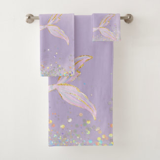 Queue de sirène de Parties scintillant en aquarell