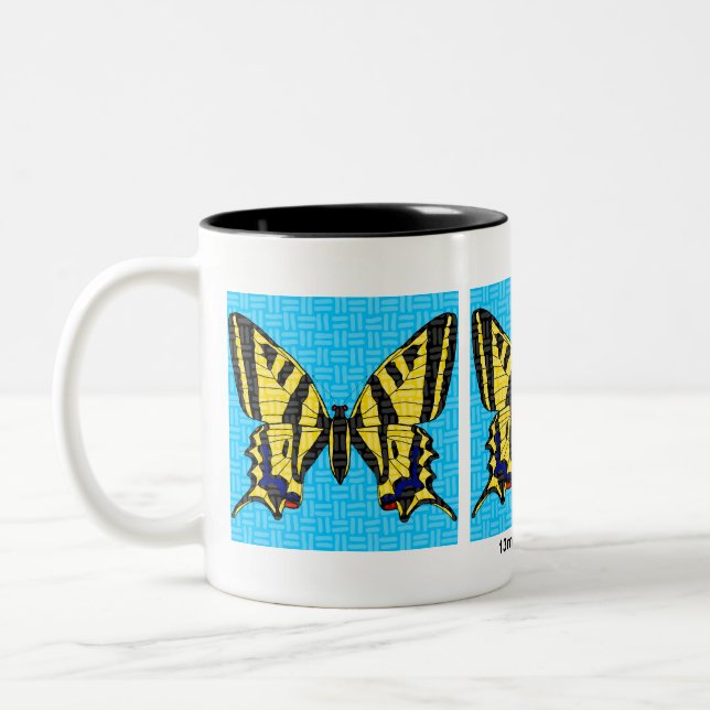 Queue d'hirondelle (325ml) - Mug bicolore (Gauche)