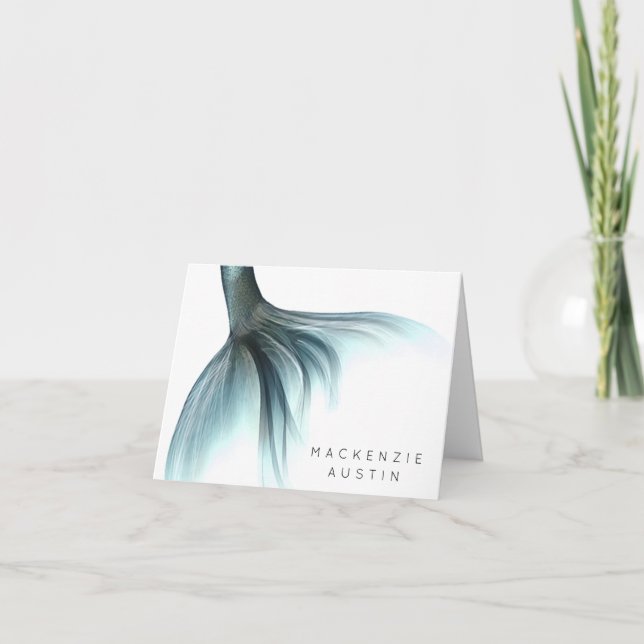 Queue Mermaid Luxe | Seafoam Mint Green Aqua Custo (Devant)