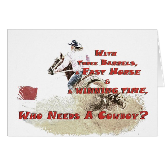 qui a besoin d'un cowboy (Devant Horizontal)