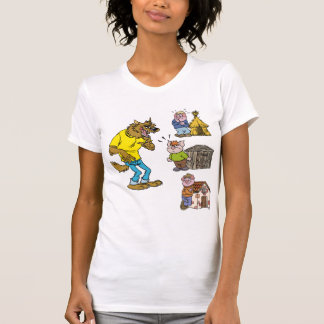 Qui a peur du Grand Loup Méchant ? T-Shirt pour Fe
