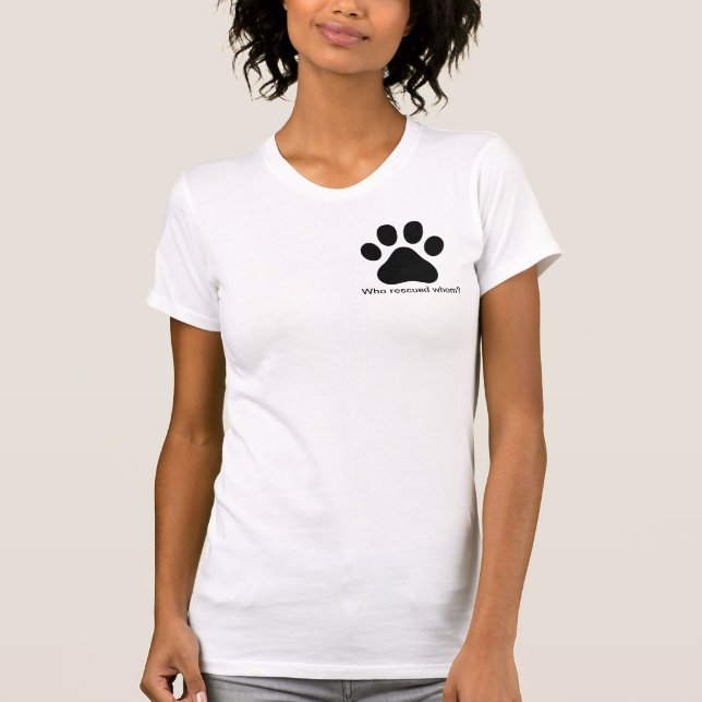 Qui a secouru qui T-shirt (Devant)
