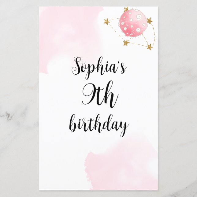 Qui Connaît La Fille Anniversaire Meilleur Jeu - E (Dos)