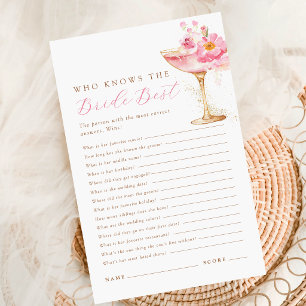 Qui connaît le mieux la mariée Jeu de Baby Shower 