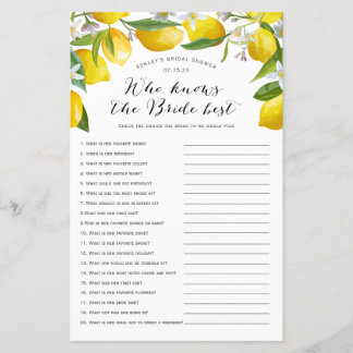 Qui connaît le mieux la mariée, Jeux de mariée de 