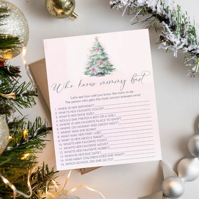 Qui connaît maman meilleur baby shower rose d'hive (Créateur téléchargé)