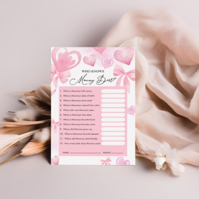 Qui Connaît Maman Meilleures Valentines Cartes De  (Créateur téléchargé)