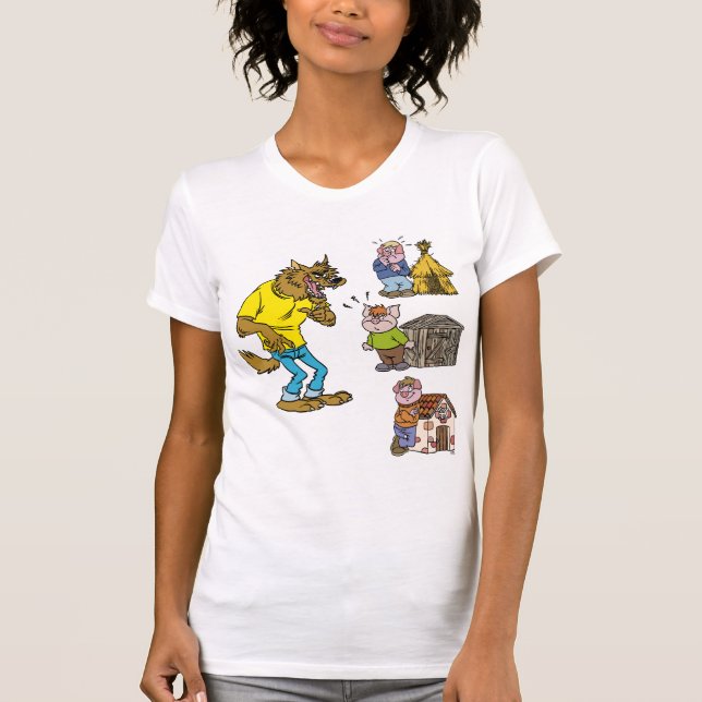 Qui craint le loup de taureau ? T-shirt femme (Devant)