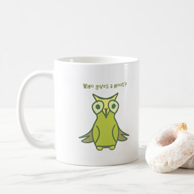 Qui donne un coup de pied ? Mug (Avec donut)