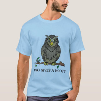 Qui Donne Un T-shirt Hoot Mens