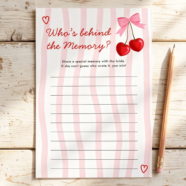 Qui est derrière le jeu de Baby Shower Memory Cher (Créateur téléchargé)