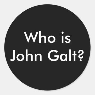 Qui est John Galt ? autocollants