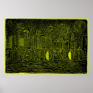 Qui est John Galt...New York City Skyline Poster