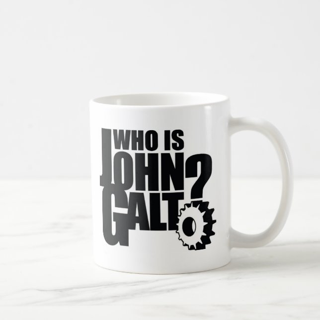 Qui est John Galt ? Tasse (Droite)