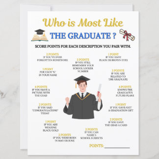 Qui est le plus comme le jeu du diplômé