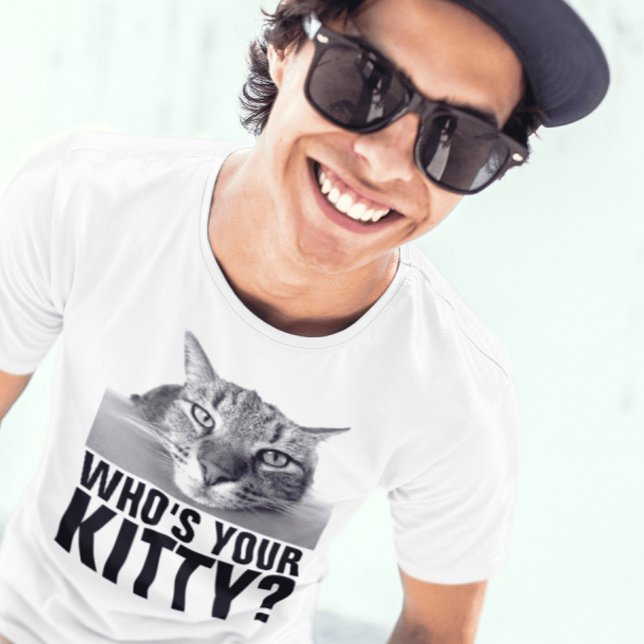 QUI EST TA CUISINE ? CHAT FUNNY T-SHIRTS (Créateur téléchargé)