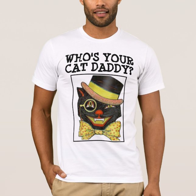 QUI EST TON CHAT, PASSÉ ? T-shirts CAT DAD (Devant)