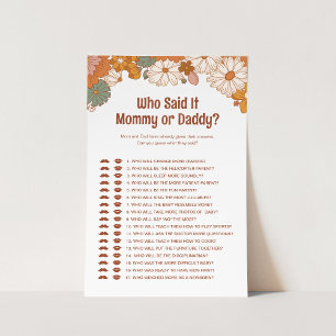 Qui L'A Dit Super Baby shower Jeu