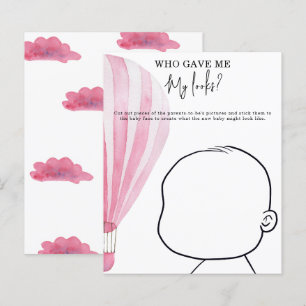Qui m'a donné Mes regards ? baby shower jeu