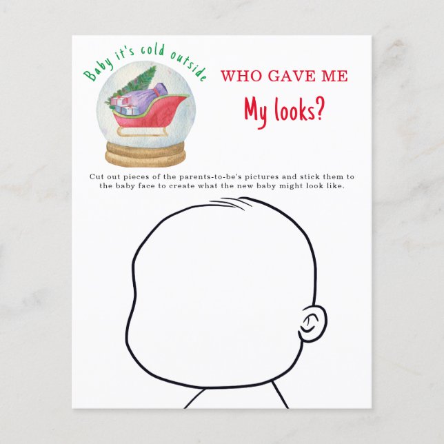 Qui m'a donné mes regards ? - Chaudron Père Noël (Devant)