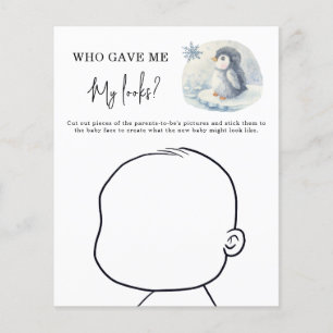 Qui m'a donné mes regards ? - Pingouin mignon