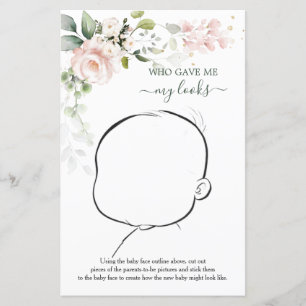 Qui M'A Donné Mon Apparence Floral Baby Game