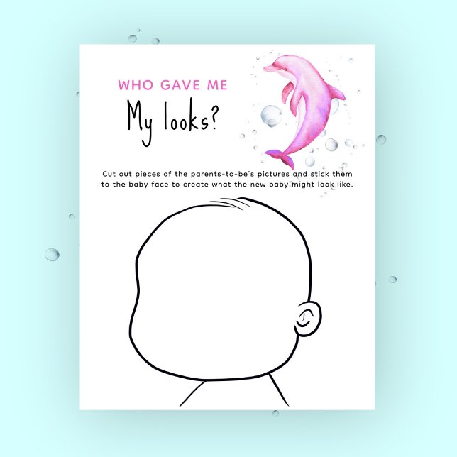Qui m'a donné mon apparence ? jeu pour une baby sh (Créateur téléchargé)