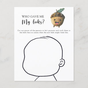 Qui m'a donné mon look baby shower jeu