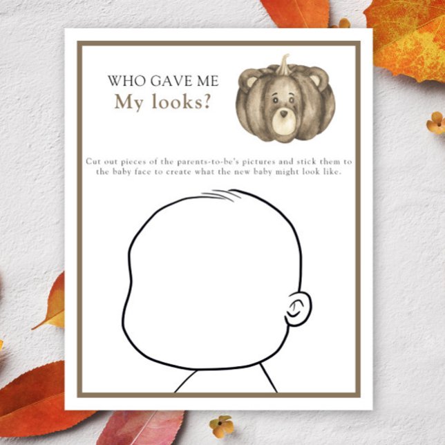 Qui m'a donné mon look baby shower jeu (Créateur téléchargé)
