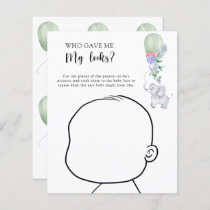 Qui m'a donné mon look baby shower jeu