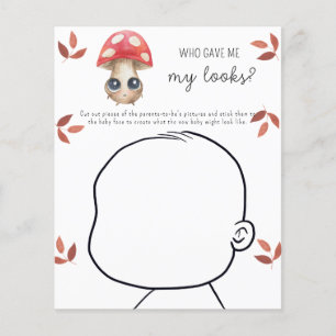 Qui m'a donné mon physique jeu de baby shower