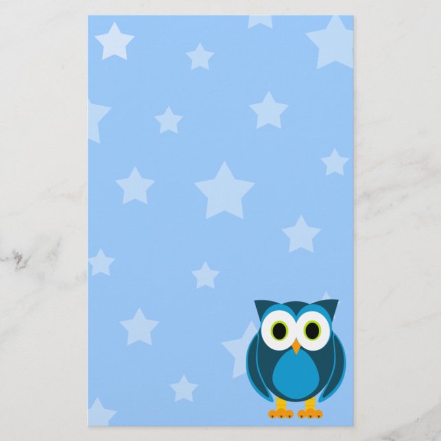 Qui ? Owl Sous La Papeterie Stars (Devant)