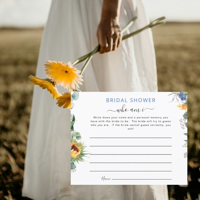 Qui suis-je carte mémoire Fête des mariées (Créateur téléchargé)