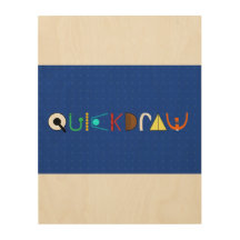 QUICKDRAW 11x14 Bois Art Mural