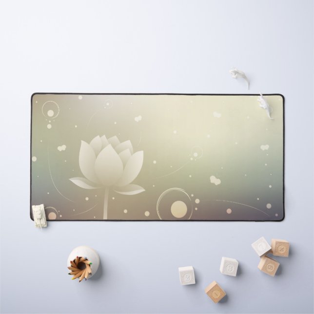 Quiet Grace with Lotus Desk Mat (Tableau pour enfants)