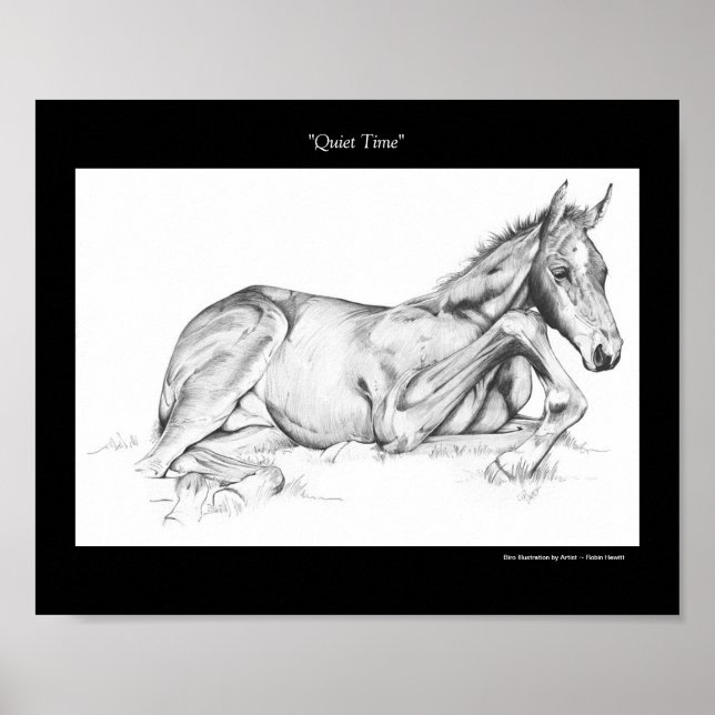 Quiet Time ~ 10x 12 Poster (Devant)