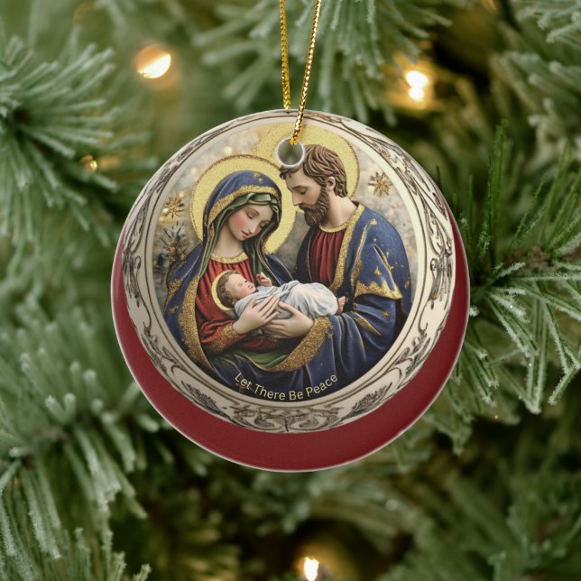 Qu'Il Y Ait La Nativité De Paix Ornement De Noël (Arbre)