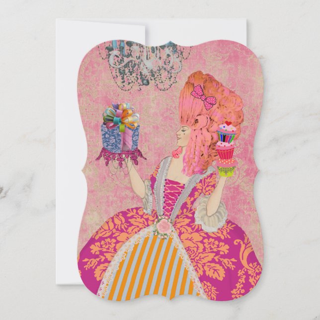 Qu'ils mangent du gâteau ~  Invitations / RSVP (Devant)