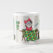 QUILTER MELODY JUMBO CAFÉ/SOUP MUG - QUILLES