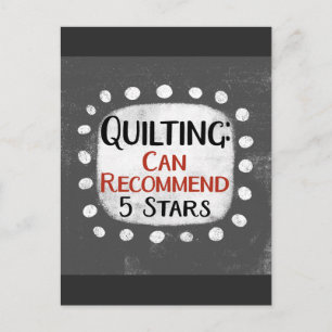 Quilting Review 5 Etoiles carte postale