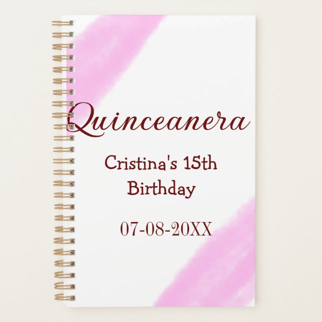 Quinceanera anos 15e anniversaire ajouter nom text (Devant)