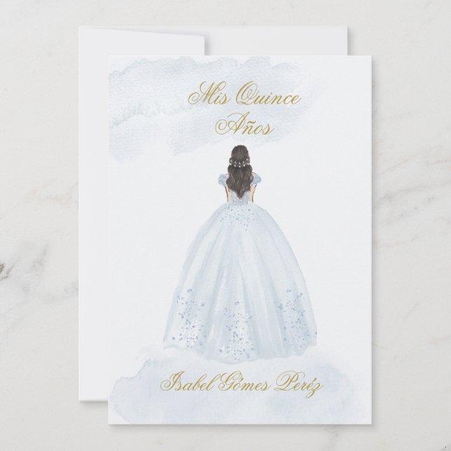 Quinceanera invitation en espagnol (Devant)