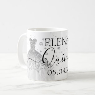 Quinceañera Mug fête d'anniversaire Favoriser pers