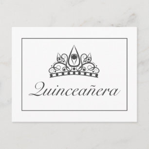 Quinceañera Parti RSVP Faire-part Invitation