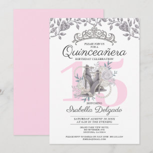 Quinceanera Princess 15e anniversaire Invitation